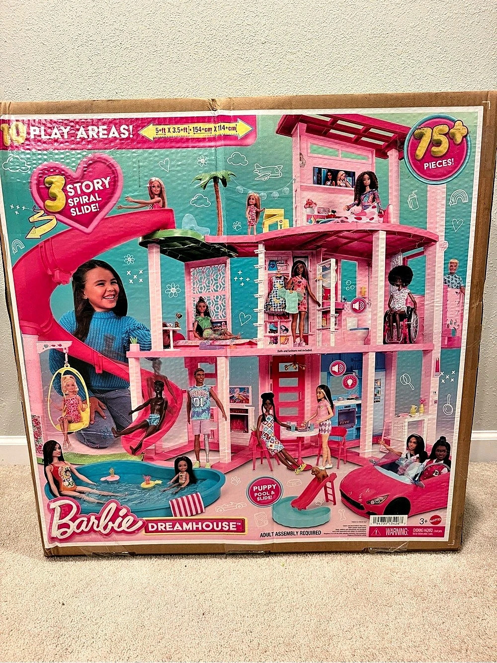 Barbie Dreamhouse Playset 75+ Pieces